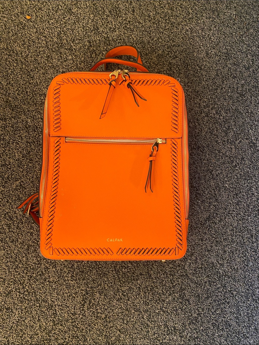 Calpak Orange Kaya Backpack